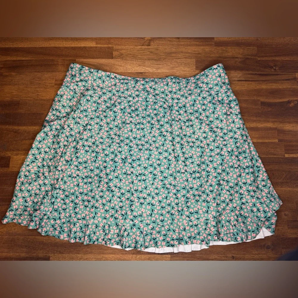 Lime Ricki Swim Ultra High Waist Skirt With Bottoms Tiny Floral, 2XL - Picture 2 of 9